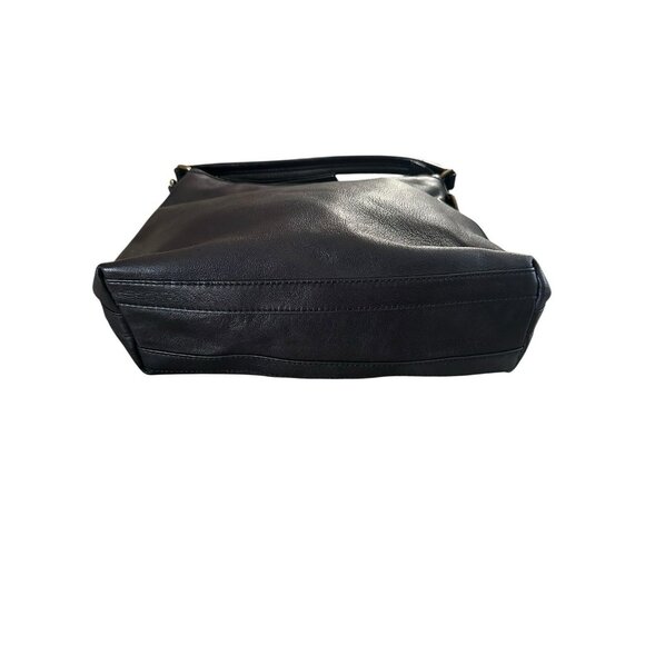 Frye Bag Lily Leather Hobo Bag Black Classic Chic Western Boho Crossbody Slouchy - Picture 8 of 14